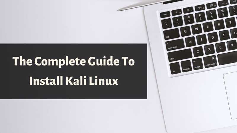 install kali linux for mac