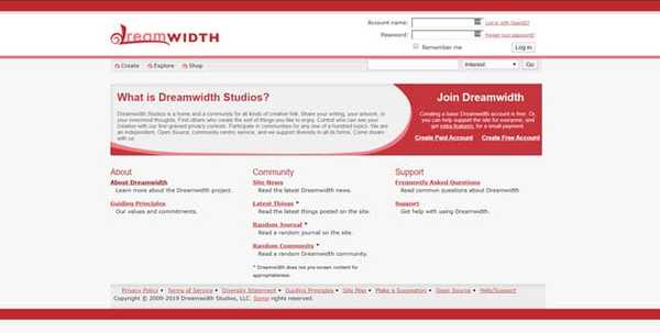 dreamwidth tumblr for creative artists