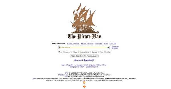 the pirates bay best torrent sites