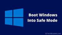 How To Boot Windows 10 In Safe Mode Easily | TechBrackets