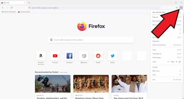 Firefox more icon