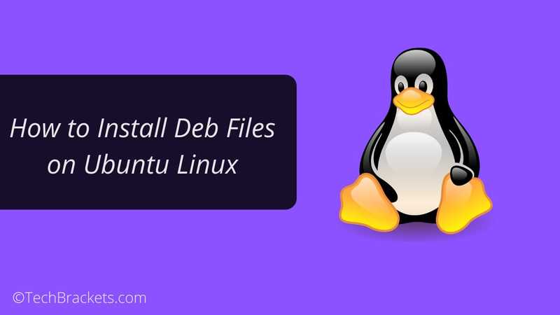 install deb file linux