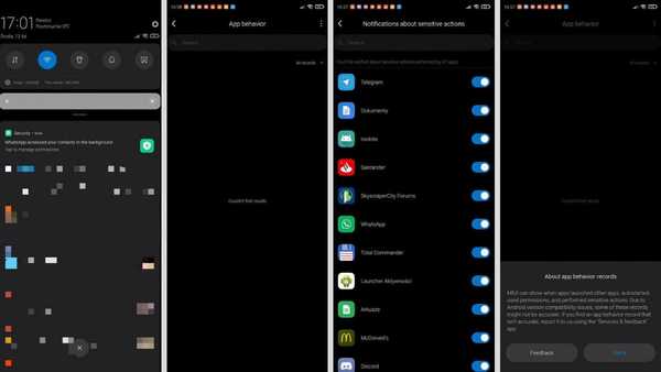 App Behavior Records MIUI 11 Xiaomi