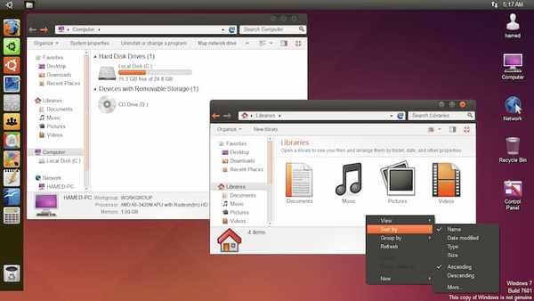 Ubuntu SkinPack for Windows