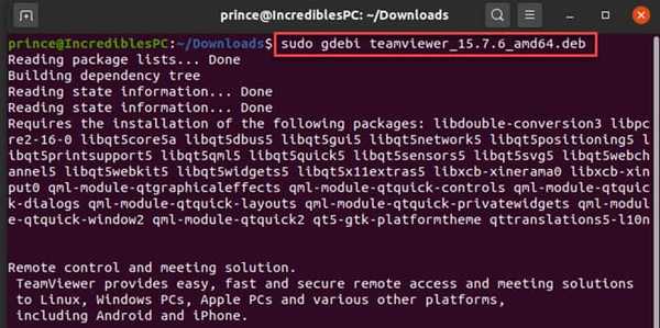 install deb files Ubuntu using gdebi